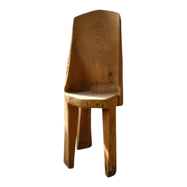 Hand Carved High Back Chair Chairish