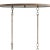 Metal Currey & Company Massive Zanzibar Rectangular Mercury Glass Steel 12 Light Chandelier For Sale - Image 7 of 10