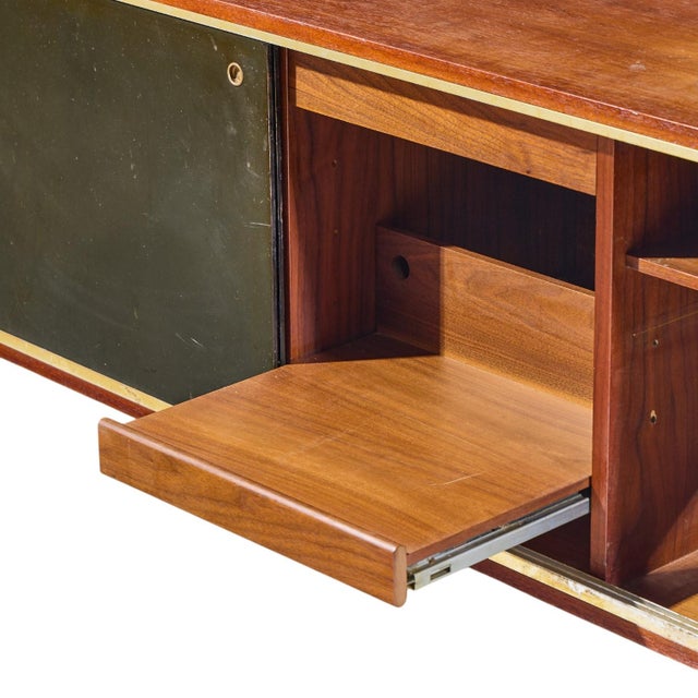 George Nelson for Herman Miller 8000 Executive Series Mid Century Walnut Credenza For Sale - Image 9 of 12
