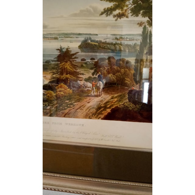 John Hill aquatint etching ca.1825 from the Hudson River Collection, published by Henry J. Megarey, 1846