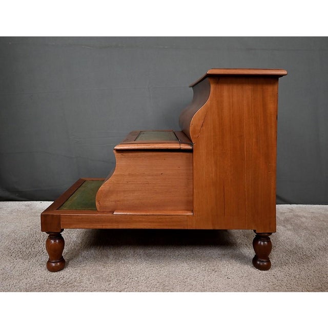 19th Century Victorian Mahogany Library Step Stool, England For Sale - Image 11 of 18