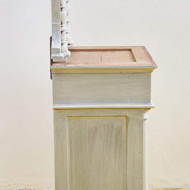 White White Bedside Tables, 1900s, Set of 2 For Sale - Image 8 of 11