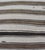 Textile Vintage Turkish Kilim Rug With Ivory, Brown and Dark Stripe Bands For Sale - Image 7 of 11