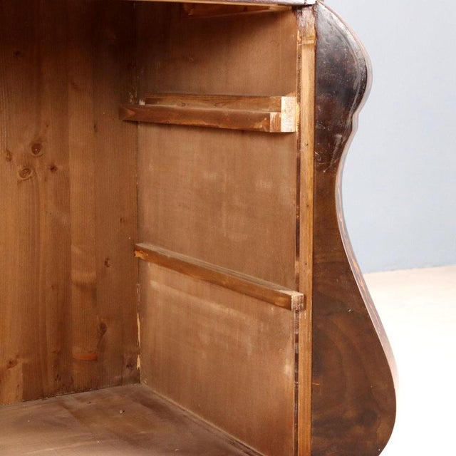 Flap Cabinet Veneered in Various Woods For Sale - Image 10 of 13