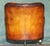 Vintage Tufted Leather Chesterfield Captain's Desk Chair For Sale - Image 15 of 18