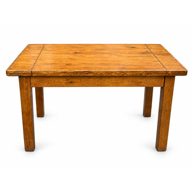 Antique French Oak Farmhouse Dining Table, 1900 For Sale - Image 11 of 11