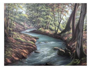 Jules Robert Chatelain, La Drize de Troinex, Genève, 1963, Oil on Canvas, Framed