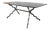 Zanotta Wood and Metal Dining Table For Sale