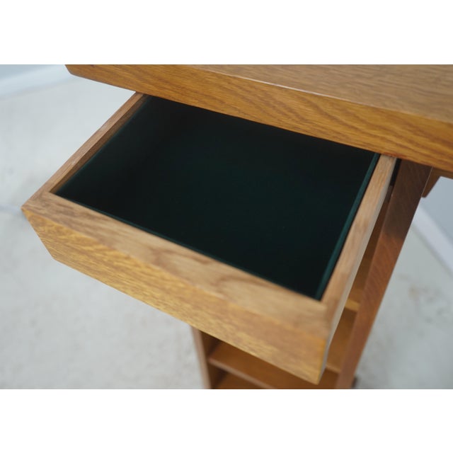 Stickley Stickley Roycroft Mission Oak Tall Bookcase For Sale - Image 4 of 16