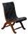 Pierre Lottier Leather Lounge Chair, 1960s For Sale