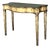 Vintage Mainland Smith Gold Finish Wood Console Table For Sale