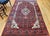 Textile Vintage Persian Bidjar Rug, Hand-Knotted Wool, Herati Geometric Pattern, Red & Ivory, 5x8 For Sale - Image 7 of 16