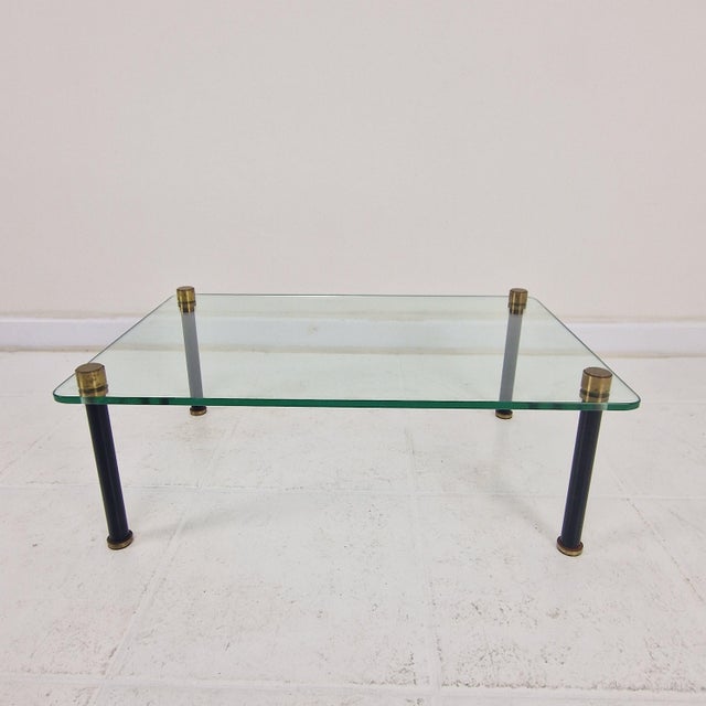 French Modernist Glass and Brass Display Tables from P. Andrieux, 1930s, Set of 2 For Sale - Image 18 of 18