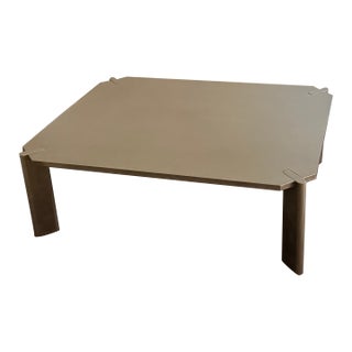 Brand New Rachel Donath Yuki Stainless Steel Coffee Table For Sale