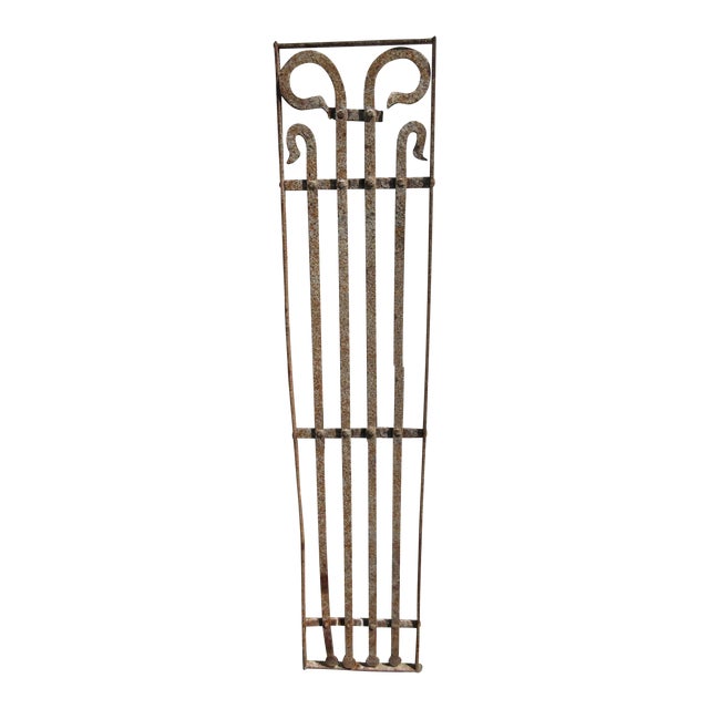 Antique Victorian IronArchitectural Salvage Door For Sale