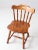 Vintage Pub Style Wood Chair For Sale - Image 6 of 9