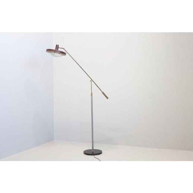 Monumental Adjustable Floor Lamp by Sarfatti for Arteluce, 1952 For Sale - Image 17 of 17