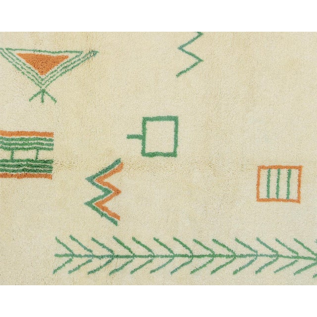 Hand-Knotted Wool Rug by Azele Studio For Sale - Image 13 of 15