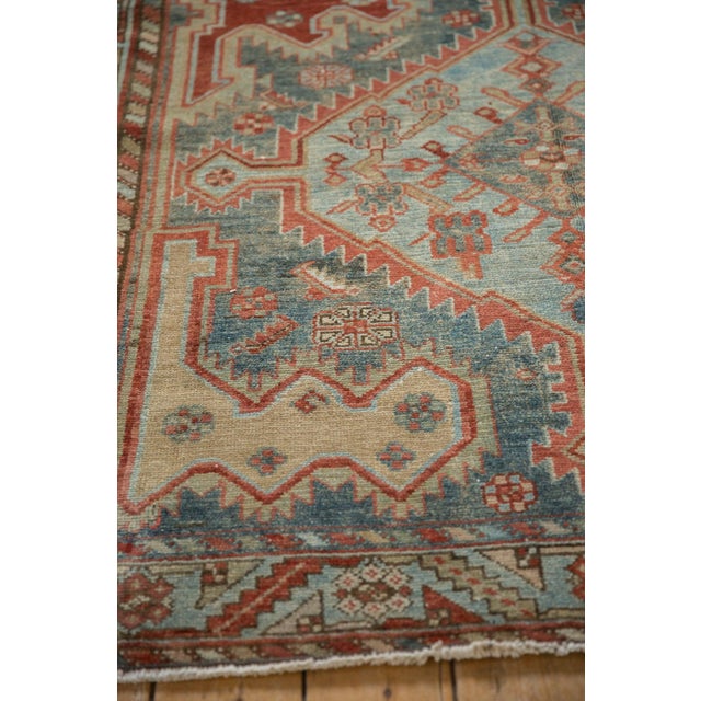 Traditional 1940s Vintage Persian Malayer Medallion Abrashed Wool Carpet For Sale - Image 3 of 10