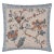 Derived from the term to 'paint over' this charming toile large square decorative pillow features flowing vines, flowers...