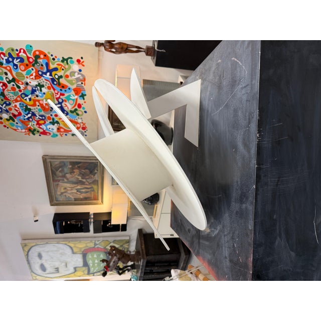 Early 20th Century Massive Steel/Iron Painted Abstract Kinetic Sculpture Attributed to Jerry Peart For Sale - Image 12 of 16