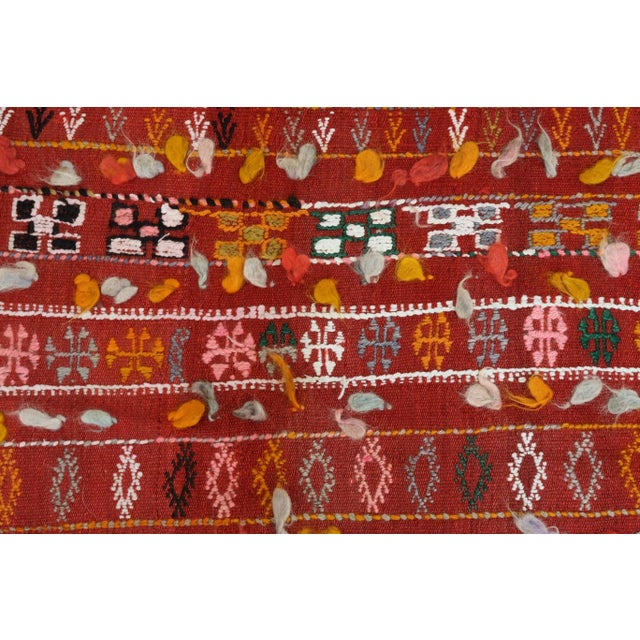 Vintage Turkish Kilim Rug- 4′ × 8′8″ For Sale - Image 9 of 13