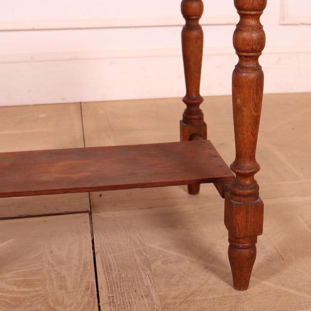 English Oak Luggage Stand For Sale - Image 5 of 7