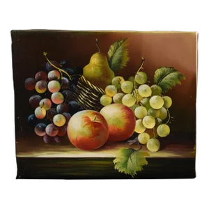 Autumn's Bounty, Vintage Oil Painting
