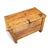 Blanket Storage Chest in Pine Wood For Sale - Image 4 of 14