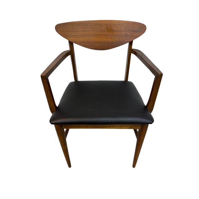 Mid-Century Modern Walnut Dining Chairs - Set of 6 For Sale - Image 4 of 9