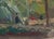 Spring Landscape Antique Oil Painting Original Art Ukrainian artistSokolovsky G. 12-17 1960s For Sale - Image 6 of 6