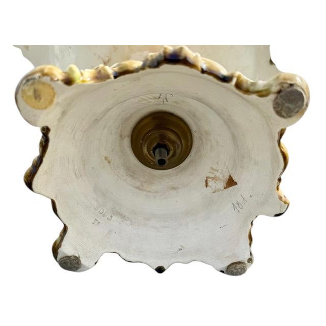 Antique European Majolica Compote For Sale - Image 11 of 11