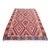 Mid 20th Century Classical Turkish Handwoven Geometric Design Boho Area Kilim Rugs For Sale