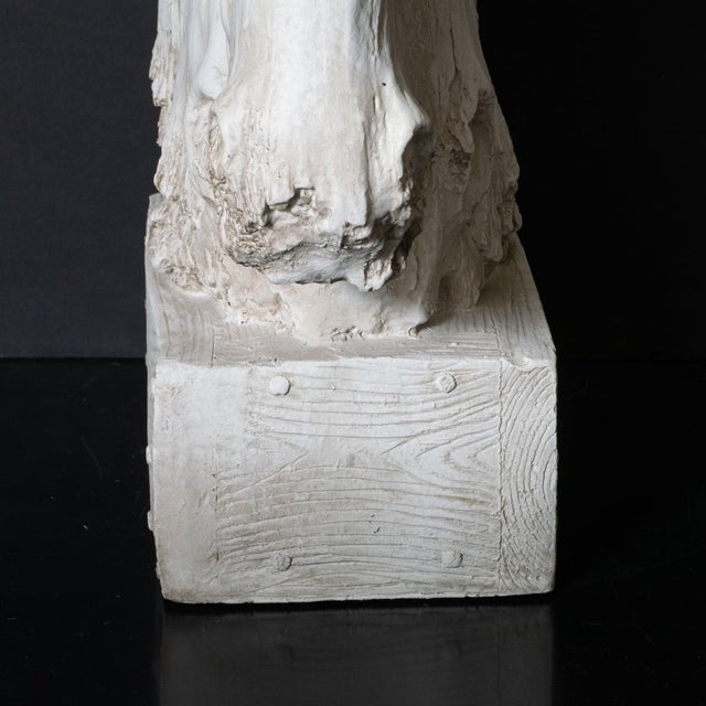 Composition Faux Wood Horse Head Sculpture For Sale - Image 11 of 12