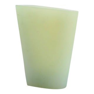 1990s Resin Wax Geometric Angular Vase For Sale