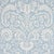 Sample - Schumacher Suffolk Damask Wallcovering In Blue For Sale