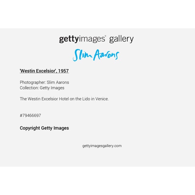 Not Yet Made - Made To Order Slim Aarons, "Westin Excelsior," January 1, 1957 Getty Images Gallery Framed Art Print For Sale - Image 5 of 5