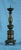 Gold Antique Turned Wood Pricket Candleholder with Polychrome Finish For Sale - Image 8 of 9