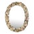 Vintage Seashell Wall Mirror For Sale