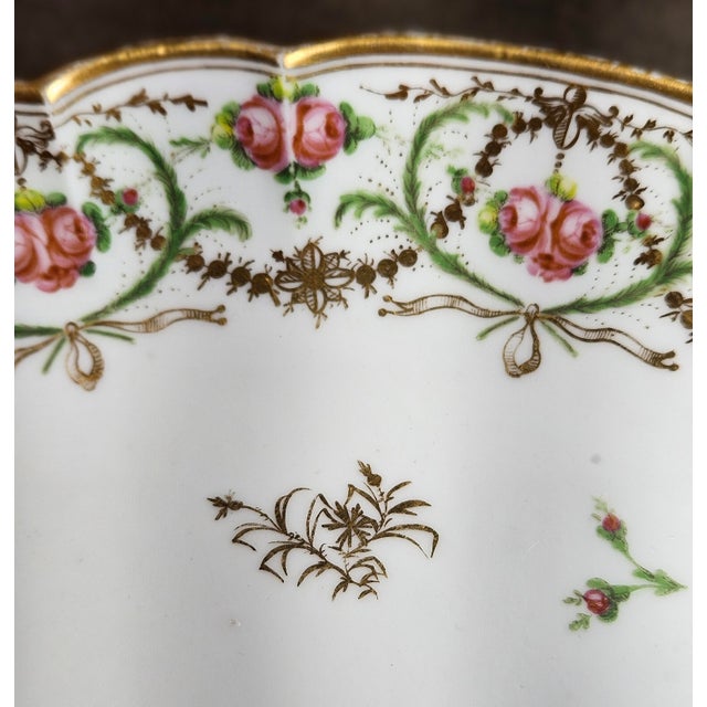 Early 19th Century Old Paris Porcelain Bowl, Marked "Nast" For Sale - Image 10 of 11