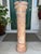 1980s Fine Pink Italian Marble 40" Neoclassical Pedestal Column Ft. Breccia-Style Veining For Sale - Image 16 of 18