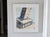 1980's Post Modern Framed Lithograph depicting the top of the famed Empire State Building in NYC Signed by the artist,...