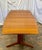 Brown 1960s Danish Teak Extendable Dining Table For Sale - Image 8 of 11