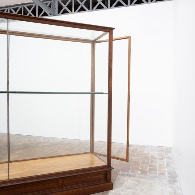 Wood Antique Oak Museum Display Cases, 1910 For Sale - Image 7 of 18