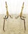 Brass Pair of Antique Federal Brass Fireplace Andirons For Sale - Image 8 of 8