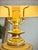 Substantially Large 32” Vintage Pair of Stiffel Solid Brass Hollywood Regency Urn Table Lamps With 10” Linen Shades For Sale - Image 12 of 12