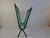 Mid-Century Czechoslovakian Magazine Rack with Green Wire, 1960 For Sale - Image 18 of 18