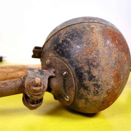 Vintage Metal Work Lamps For Sale - Image 9 of 13