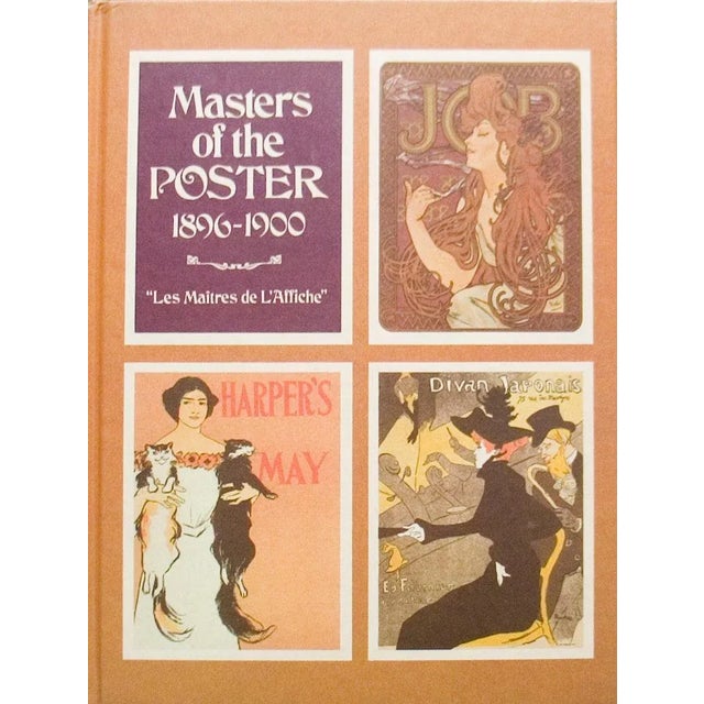 Mid-Century Modern 1977 Jack Rennert 'Masters of the Poster 1896-1900' Brown Book For Sale - Image 3 of 3