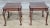Pair Henkel Harris Chippendale Style Mahogany Claw & Ball Side Tables End Table For Sale - Image 9 of 14